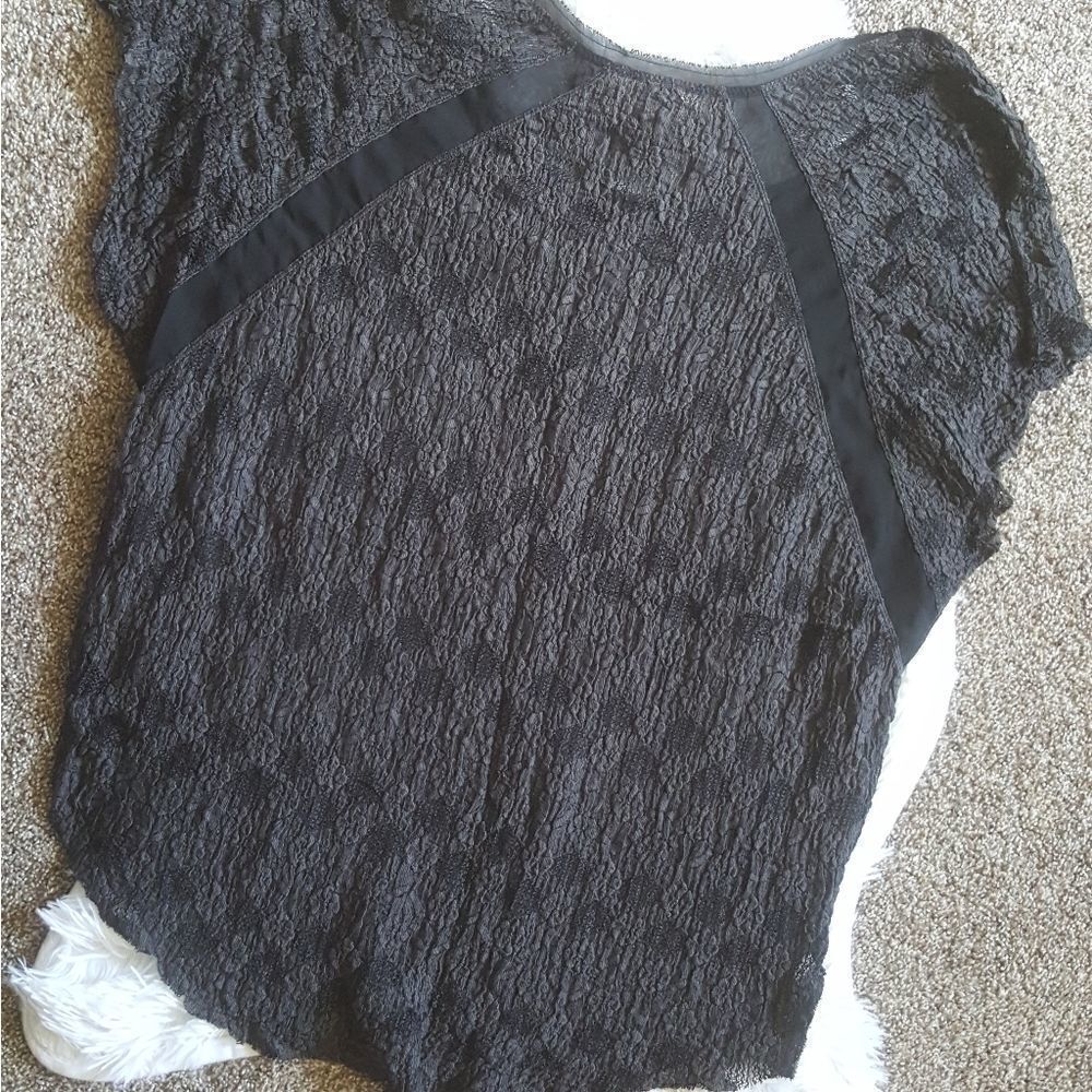 Free People lace shirt Size Medium - Picture 4 of 8
